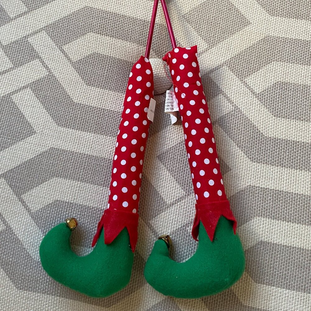 Elf Leg Christmas Picks NWOT